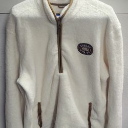 Men's Hurley Mfg. Co Sherpa Fleece Pullover Size XL/TG/XL Cream