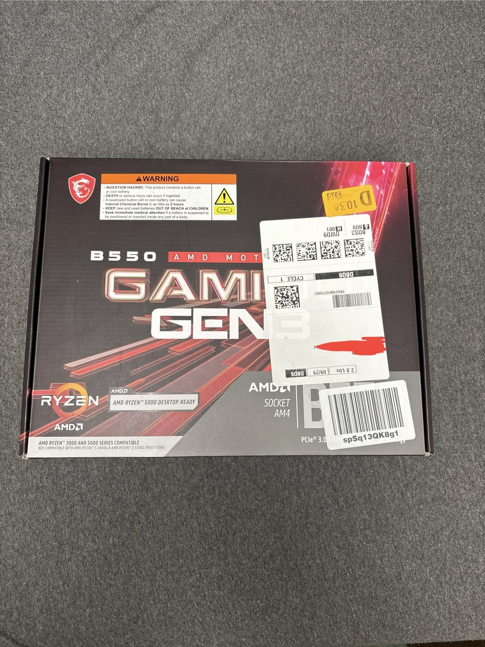 MSI B550 Gaming Gen3 Motherboard
