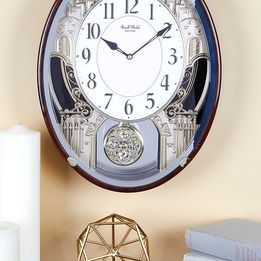 Rhythm Chateau 4MH865WD23 Musical Motion Wall Clock 30 Songs (BRAND NEW)