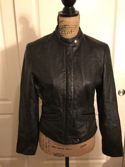 Leather jacket with Harley- Davidson eagle on the back
