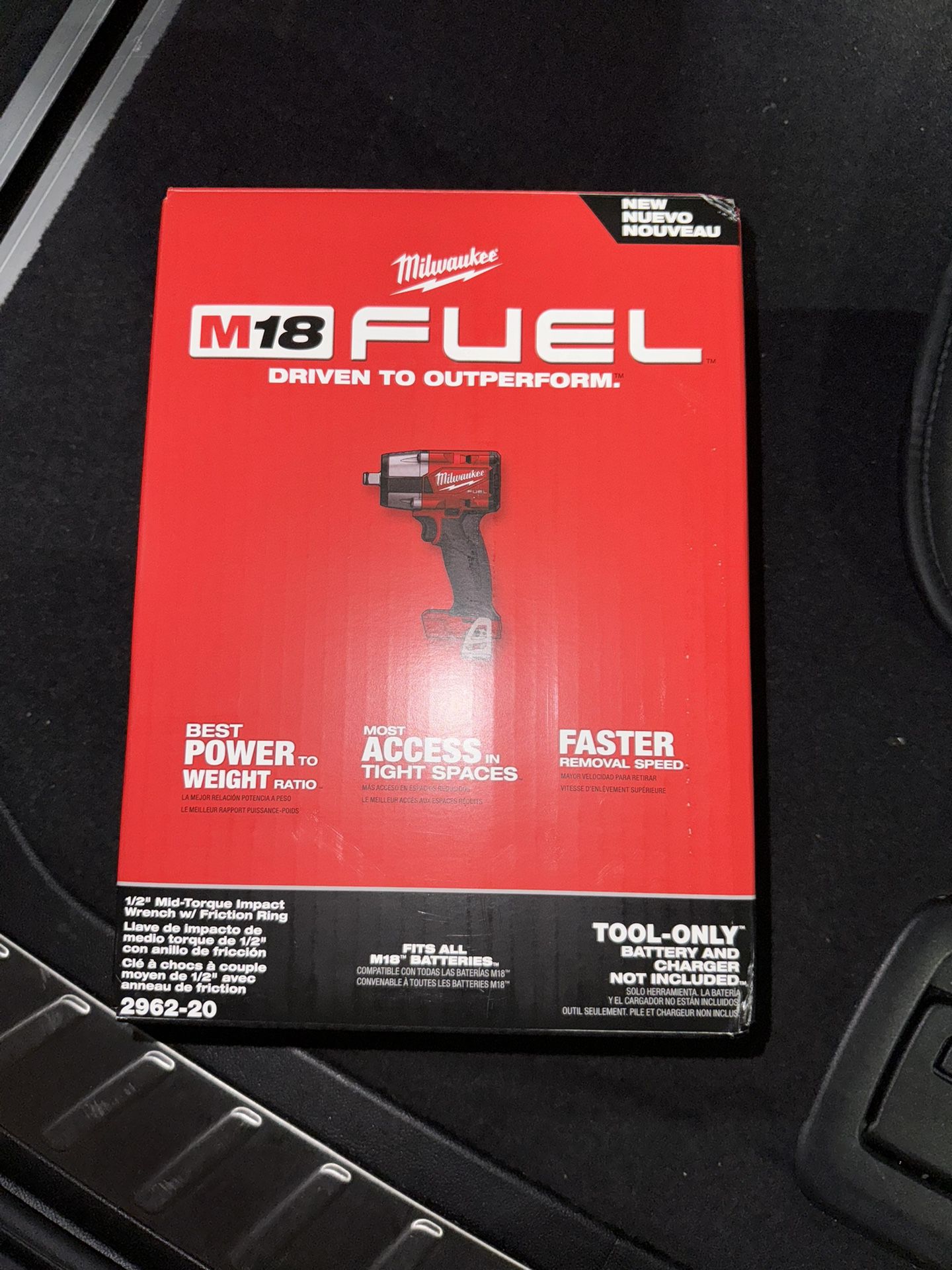 Milwaukee M18 Fuel 1/2” Mid Torque Impact Wrench with Friction Ring