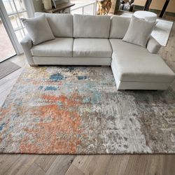 Designer Custom Couch and Area Rug
