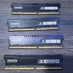Vaseky Knight DDR4 DIMM 3000MHz 64GB (4x16GB) Desktop RAM PC4-24000