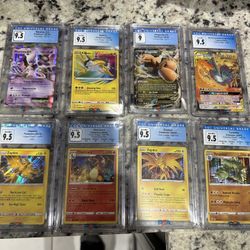 Lot Of CGC graded Pokemon Slabs 9’s/9.5’s