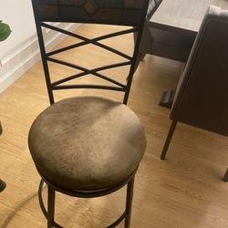 Swivel Counter Height Barstools (Set Of 2)