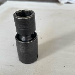 Snap On Tools 3/8" Drive 9/16" Shallow 6 Pt Swivel Impact Socket IPF18C