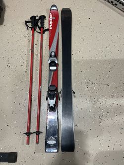 Alpine Condor Kids Skis  109 Centimetre With 2 Poles Excellent Condition . $75 For The Skies And Poles 