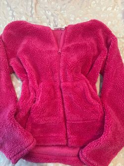 Pink Sherpa Zip-Up Fleece Jacket