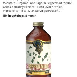 Portland Syrups Peppermint Premium Beverage Concentrate