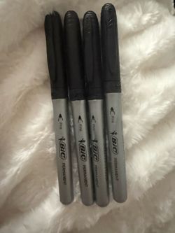 BIC Permanent Fine Markers – Set of 4