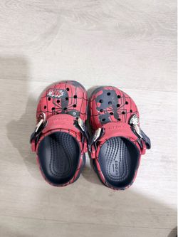Spider-Man Crocs Size 7