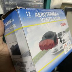 Car thermal ventilator 12 volt  New 