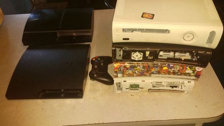 Xbox 360's and Ps3's for repair or parts