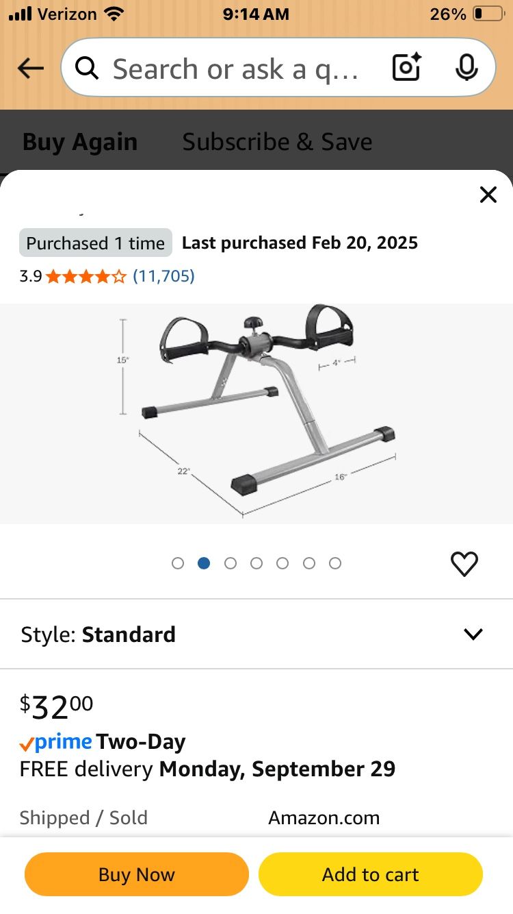 Under Desk Bike