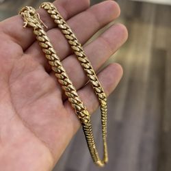 Gold14k Cuban Link -7mm