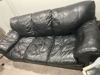 Leather sofa