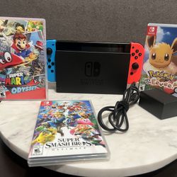 Switch and 3 Games