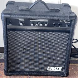 Crate BX15 Amplifier Bass Guitar Used Pre Owned Tested Works Great Slim Electronics