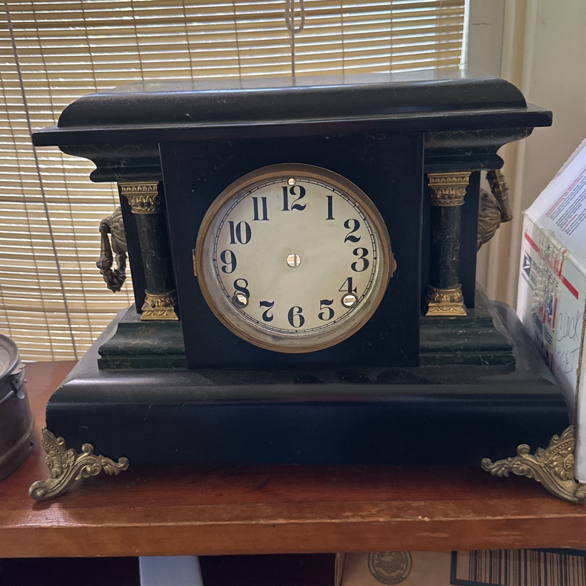 Antique Clock Parts As Is