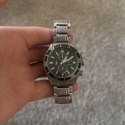 Citizen Eco Drive Diver Emerald Face 