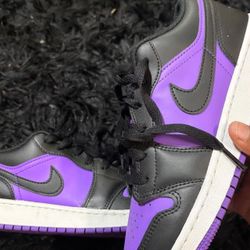Purple jordan 1s