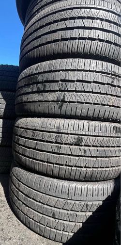 255/45/20 continental set de llantas usadas en buenas condiciones las