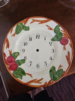 Franciscan ware wall clock
