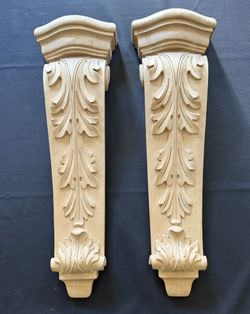 Large Acanthus Pilaster Corbels