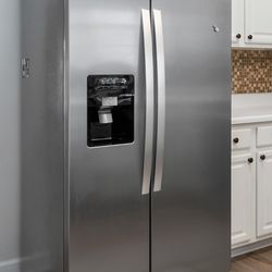 Side by side french doors refrigerator for sale