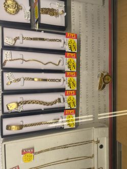 14k10k gold bracelet on sale different prices and grams layaway available 10% Dwon if you interested please make sure you ask for Maribel thank you