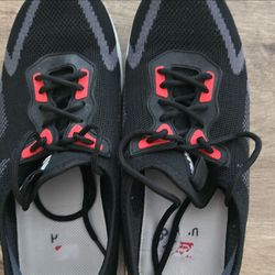 ecko unltd men's Low Top Lace Up Athletic Sneakers Black/Gray/Red/White