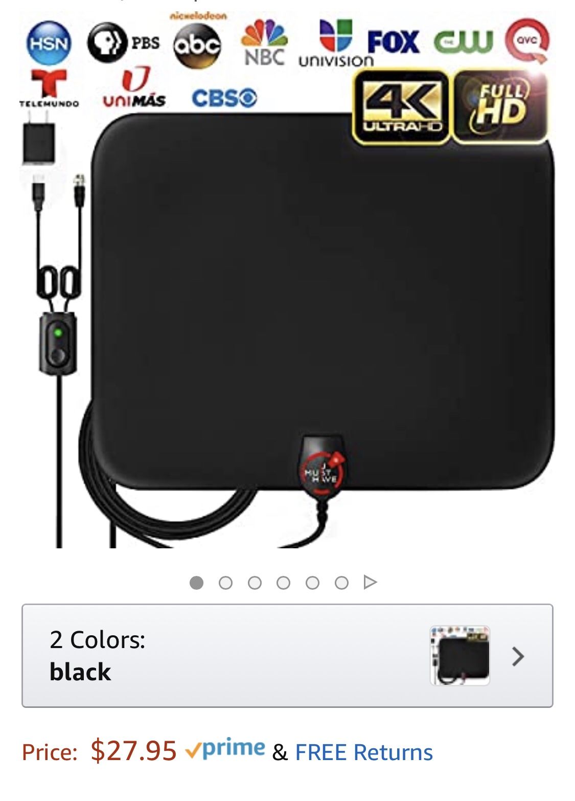 Digital HDTV antenna