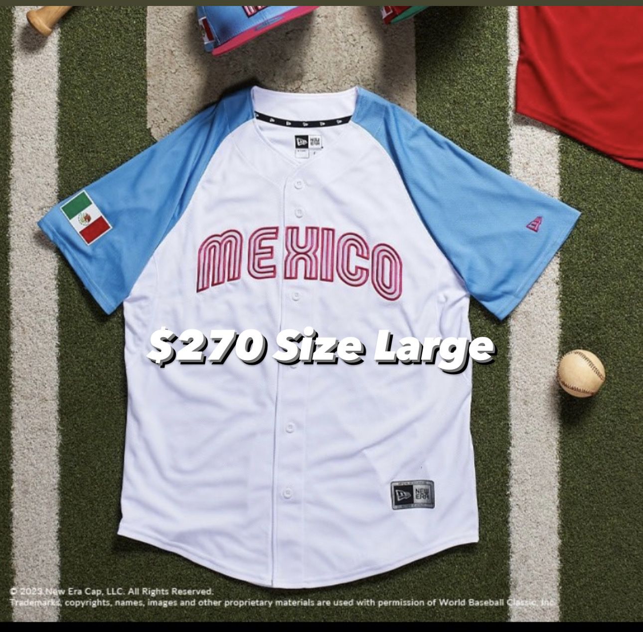 Mexico WBC New Era Baseball Jersey for Sale in Santa Ana, CA - OfferUp