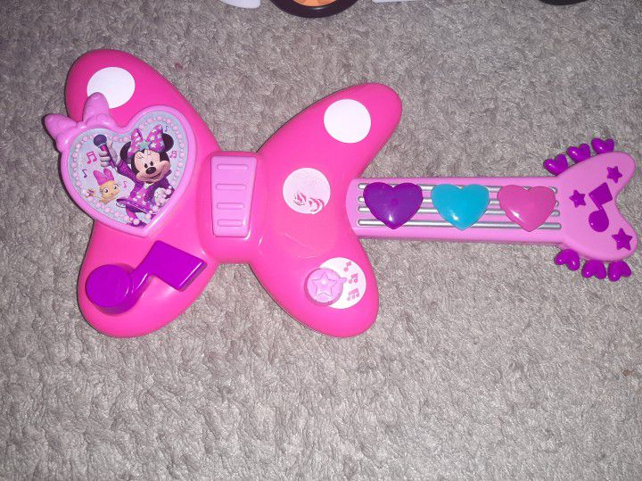 Minnie Mouse Guitar Toy $5