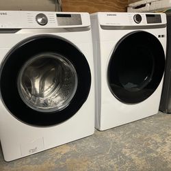New Open Box Samsung Washer And Dryer Scratch And Dents 27” Front Loader 