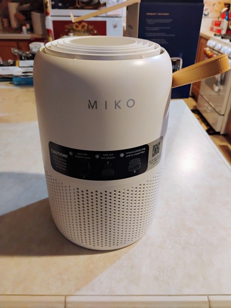 Miko Air Purifier , App Controlled With Two Backup Filters.