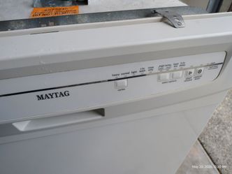 Maytag Gas Range & Amana Refrigerator