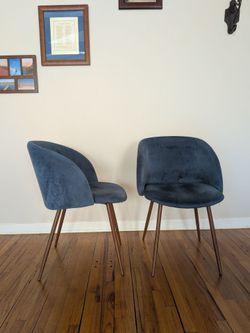 Blue chairs