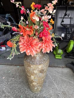 Pier One Vase And Flowers