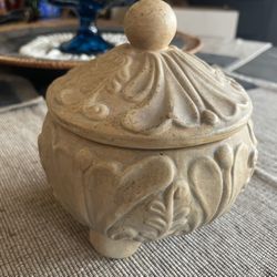 Beautiful Hand Made Ceramic Have Made Dish With Lid 