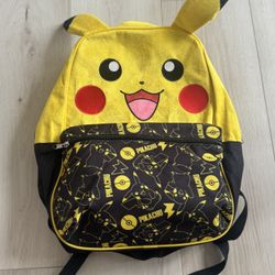 Pokemon  Pikachu School Backpack Book Bag Boys Girls 