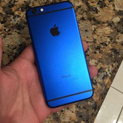 Blue iphone 6 64 gigs new