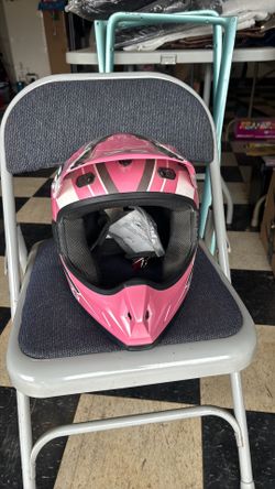 Woman’s motocross helmet