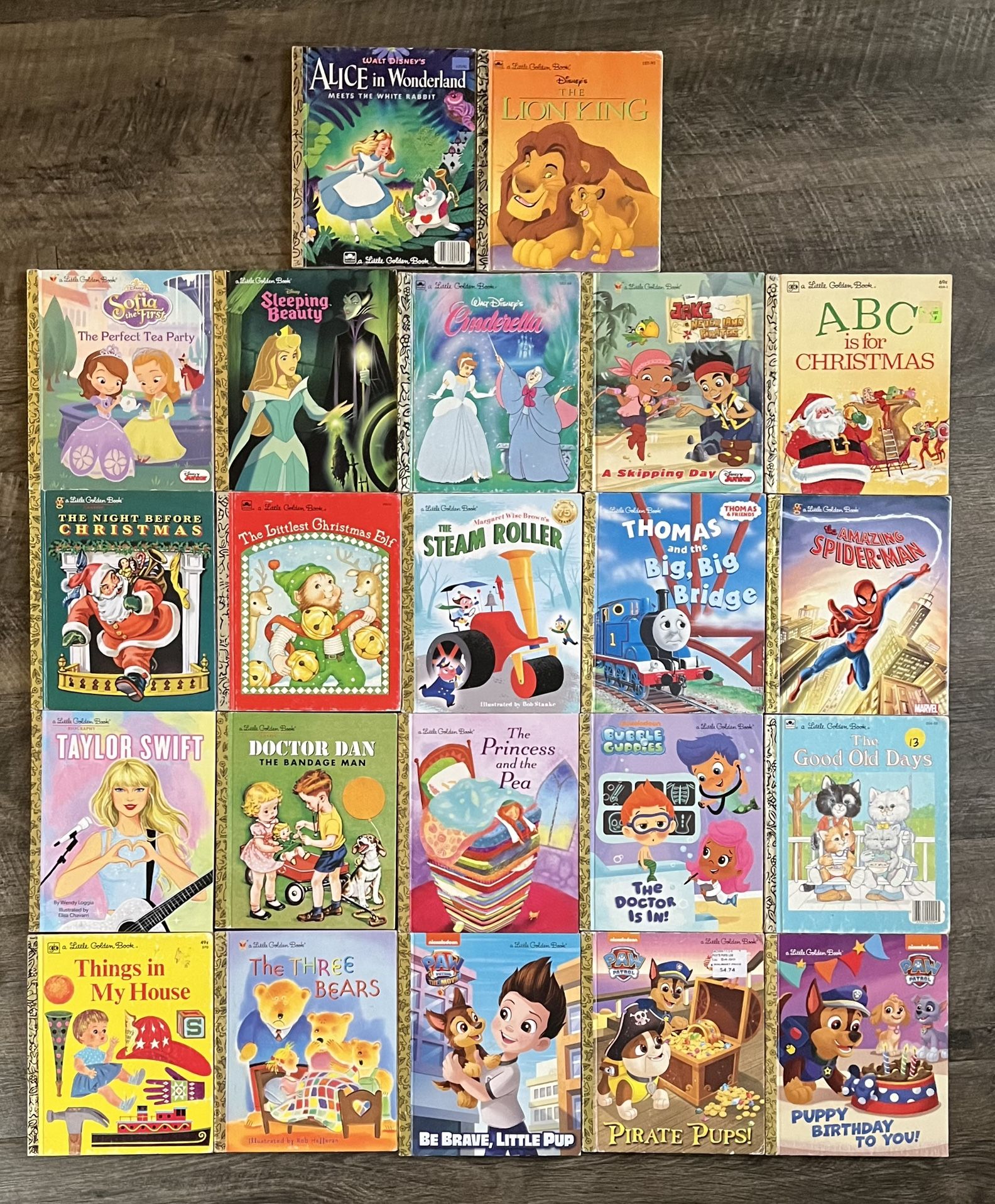 LITTLE GOLDEN BOOKS ~LOT OF 22 HARDCOVER BOOKS