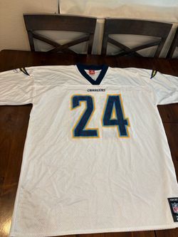 CHARGERS San Diego NFL Ryan Mathews #24 White Stitched Reebok On Field Jersey 48