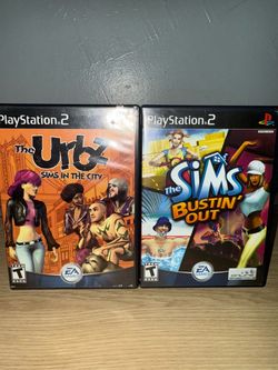 PS2 The Urbz & The Sims Bustin' Out Bundle