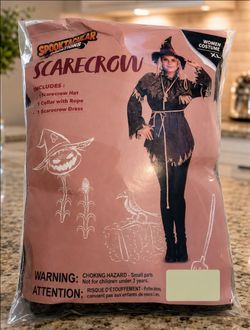 *NEW* XL Womens Scarecrow Costume