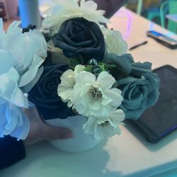 Artificial Blue Flower Arrangements 