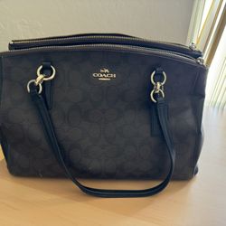Authentic Coach Large Leather Bag