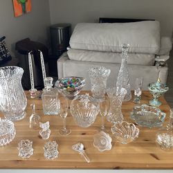 Nice, Collectible Pieces Of Crystal Glass. 